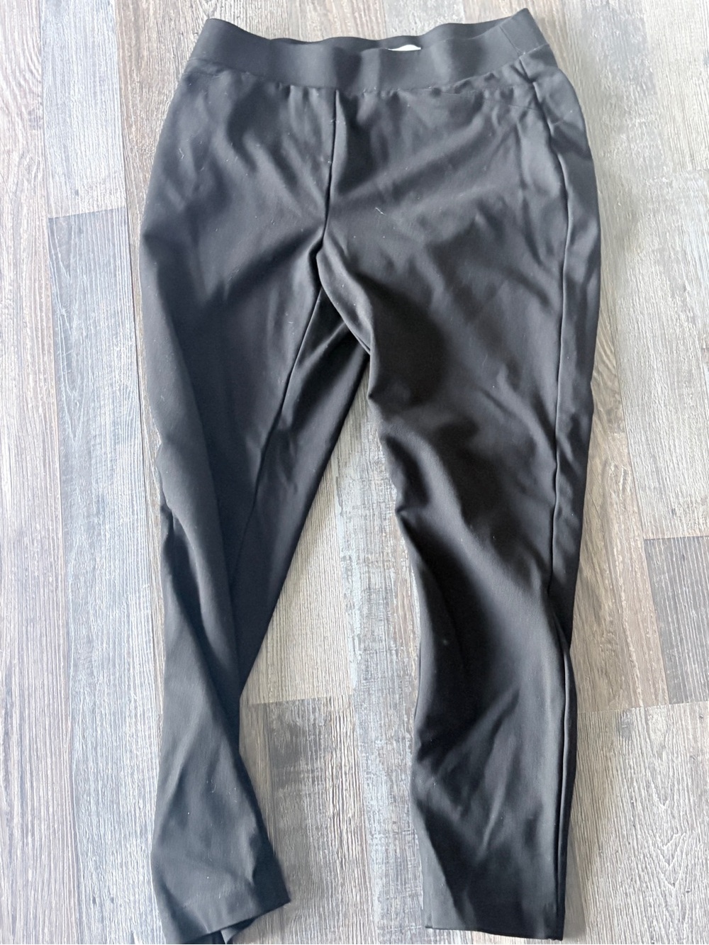 Calvin Klein Black Slim Ponte Leggings